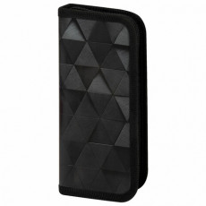 Пенал ПИФАГОР, 1 отделение, ламинированный картон, 19х9 см, Black, 271100