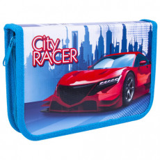 Пенал ПИФАГОР, 1 отделение, ламинированный картон, 19х11 см, CITY RACER, 229146 Пенал ПИФАГОР, 1 отделение, ламинированный картон, 19х11 см, CITY RACER, 229146