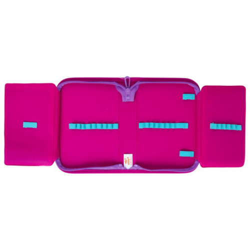 Пенал TIGER FAMILY 1 отделение, 2 откидные планки, ткань, Rainbow Sorbet, 20х14х4 см, 228948, TGRW-011C1E