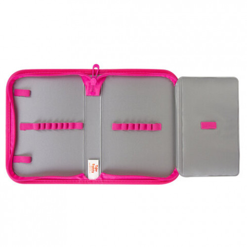 Пенал TIGER FAMILY 1 отделение, 1 откидная планка, ткань, Think Pink, Европейский, 20х14х4 см, 228968, TGNQ-053C1E