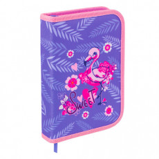 Пенал BRAUBERG, 1 отделение, ткань, 20х14 см, Flamingo, 229279 Пенал BRAUBERG, 1 отделение, ткань, 20х14 см, Flamingo, 229279