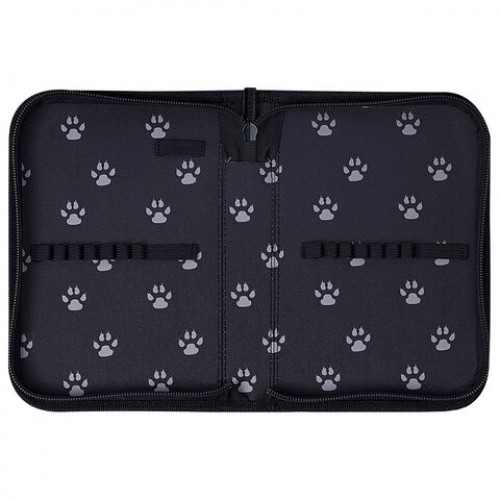 Пенал BRAUBERG, 1 отделение, полиэстер, 21х14 см, Gray wolf, 273520