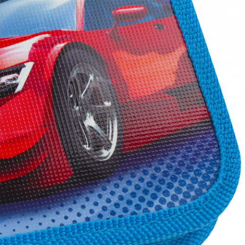 Пенал ПИФАГОР, 1 отделение, ламинированный картон, 19х11 см, CITY RACER, 229146