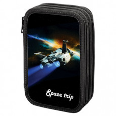 Пенал ПИФАГОР, 3 отделения, ламинированный картон, 19х11 см, Space trip, 270895 Пенал ПИФАГОР, 3 отделения, ламинированный картон, 19х11 см, Space trip, 270895