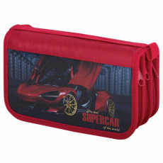 Пенал ПИФАГОР, 3 отделения, ламинированный картон, 19х11 см, Supercar, 270896 Пенал ПИФАГОР, 3 отделения, ламинированный картон, 19х11 см, Supercar, 270896