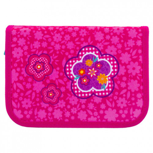 Пенал TIGER FAMILY 1 отделение, 1 откидная планка, ткань, Spring Time, 20х14х4 см, 228910, TGJL-003C1E