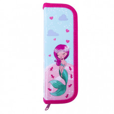 Пенал ЮНЛАНДИЯ, 1 отделение, ламинированный картон, 19х7 см, Mermaid, 229142