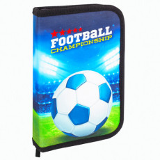 Пенал BRAUBERG, 1 отделение, 1 откидная планка, полиэстер, 21х14 см, Football champion, 270309 Пенал BRAUBERG, 1 отделение, 1 откидная планка, полиэстер, 21х14 см, Football champion, 270309