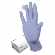 Перчатки нитриловые смотровые, КОМПЛЕКТ 100 пар (200 шт.), повышенная чувствительность, M, DERMAGRIP Ultra, D1102-27