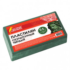 Пластилин скульптурный ОСТРОВ СОКРОВИЩ, оливковый, 0,5 кг, твердый, 104816 Пластилин скульптурный ОСТРОВ СОКРОВИЩ, оливковый, 0,5 кг, твердый, 104816