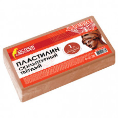 Пластилин скульптурный ОСТРОВ СОКРОВИЩ, терракотовый, 1 кг, твердый, 227476 Пластилин скульптурный ОСТРОВ СОКРОВИЩ, терракотовый, 1 кг, твердый, 227476