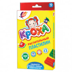 Пластилин растительный ЛУЧ, 10 цветов, 160 г, 26С 1556-08 Пластилин растительный ЛУЧ, 10 цветов, 160 г, 26С 1556-08