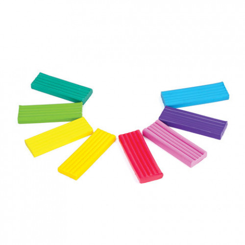 Пластилин классический ЮНЛАНДИЯ ВЕСЁЛЫЙ ШМЕЛЬ, 16 цветов, 240 г, СО СТЕКОМ, 104810