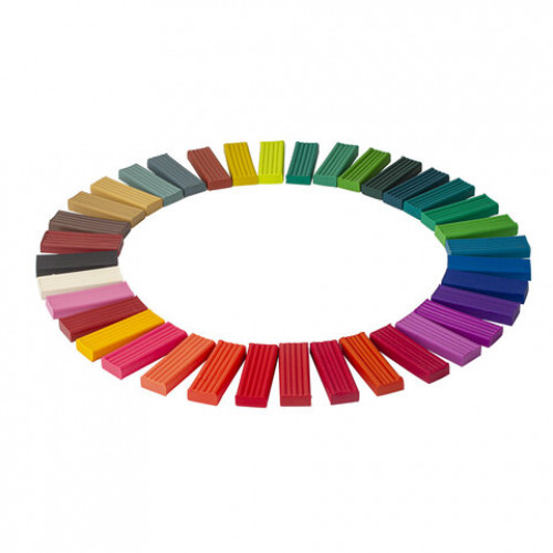 Пластилин классический BRAUBERG АКАДЕМИЯ, 36 цветов, 720 г, со стеком, ВЫСШЕЕ КАЧЕСТВО, 105901.