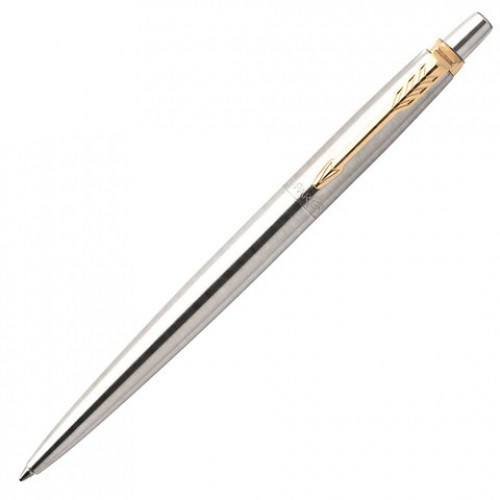 Набор PARKER Jotter Stainless Steel GT: шариковая ручка синяя и перьевая ручка, 2093257