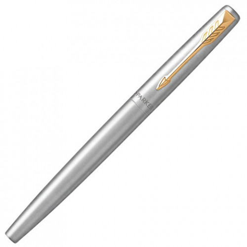 Набор PARKER Jotter Stainless Steel GT: шариковая ручка синяя и перьевая ручка, 2093257