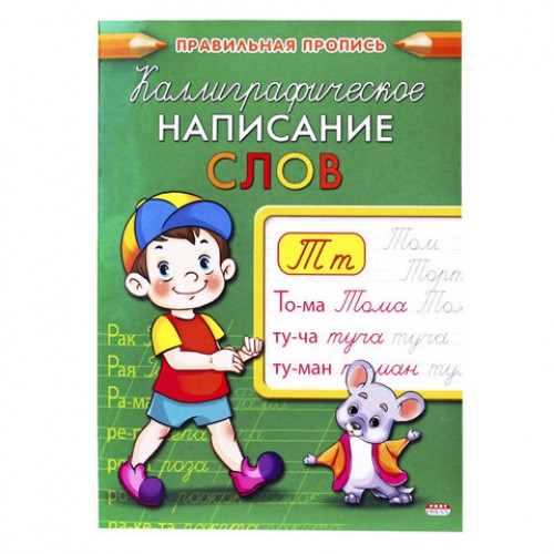 Пропись Калиграфическое написание, АССОРТИ, А5, 16 листов, ПП