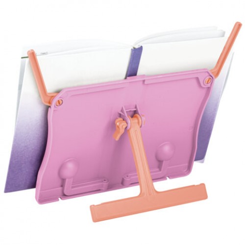 Подставка для книг и учебников BRAUBERG KIDS Flamingo,регулируемый угол наклона, прочный ABS-пластик, 238061