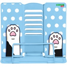 Подставка для книг и учебников BRAUBERG KIDS Lil Paws, регулируемый угол наклона, металл, 238053