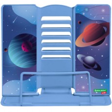 Подставка для книг и учебников BRAUBERG KIDS Outer Space регулируемый угол наклона, металл, 238055