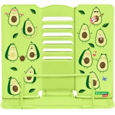 Подставка для книг и учебников BRAUBERG KIDS Avocado, регулируемый угол наклона, металл, 238052