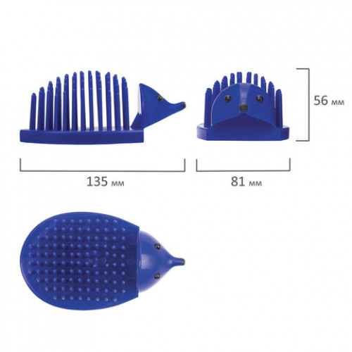 Подставка-держатель ПИФАГОР Ежик для пишущих принадлежностей, настольная, пластик, АССОРТИ, 237173