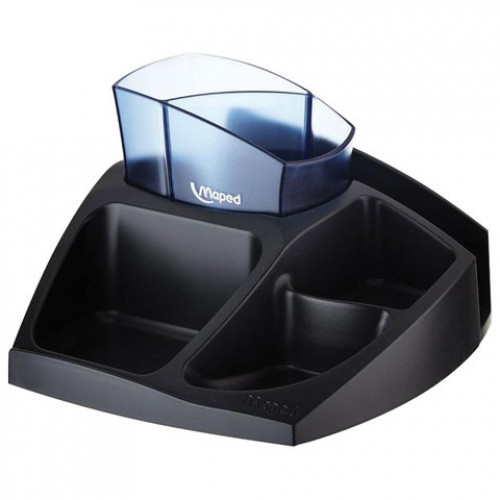 Подставка-органайзер MAPED (Франция) Essentials, 6 отделений, нескользящее основание, 575400