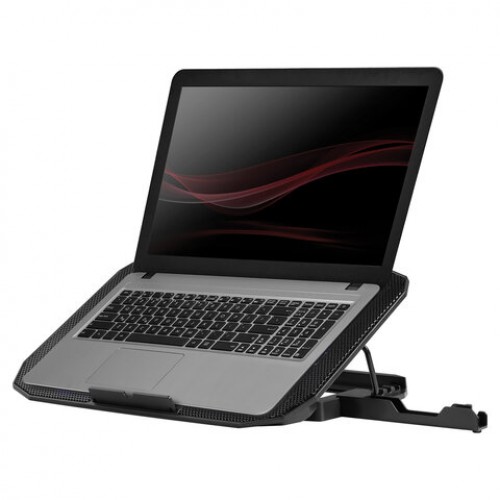Подставка для ноутбука DEFENDER NS-513 15.6, 2USB, держатель для смартфона, 2 вентилятора, 29513