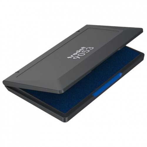 Штемпельная подушка TRODAT, 160х90 мм, синяя, 9053с, 53324