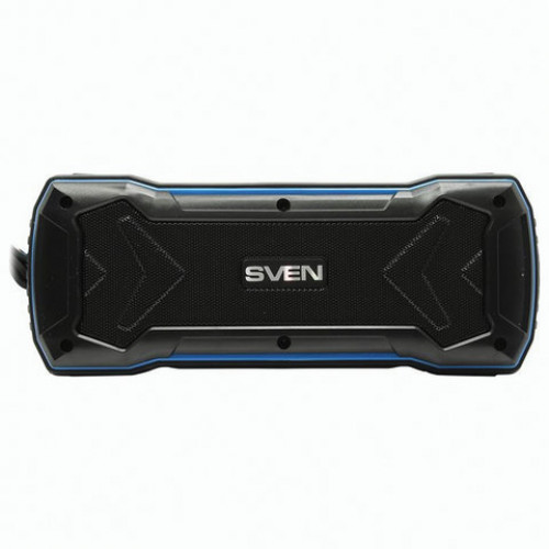 Колонка портативная влагозащищенная SVEN PS-220, 2.0, 10 Вт, Bluetooth, FM, microSD, MP3, черная, SV-016470