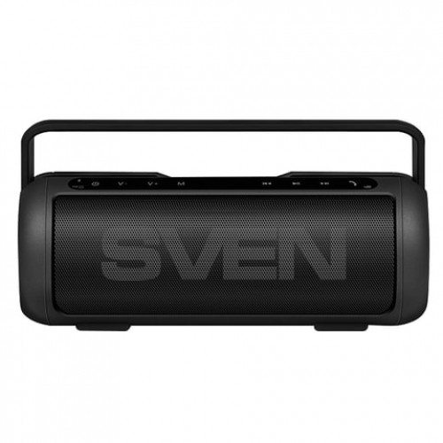 Колонка портативная SVEN PS-250BL, 2.0, 10 Вт, Bluetooth, FM-тюнер, USB, microUSB, черная, SV-015046