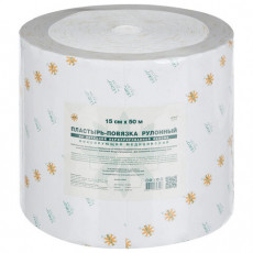 Пластырь-повязка рулонная LEIKO 15х5000 см, нетканая основа, 132856