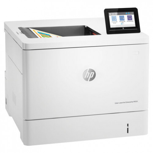 Принтер лазерный ЦВЕТНОЙ HP Color LJ Enterprise M555dn, А4, 38 стр./мин, 80000 стр./мес., ДУПЛЕКС, сетевая карта, 7ZU78A