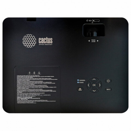 Проектор CACTUS CS-S2.B, 3LCD, 1024x768, 16:9, 4:3, 40000 лм, 15000:1, 4,7 кг