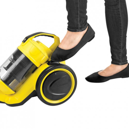 Пылесос KARCHER (КЕРХЕР) VC3 с контейнером циклон, потребляемая мощность 700 Вт, желтый, 1.198-125.0