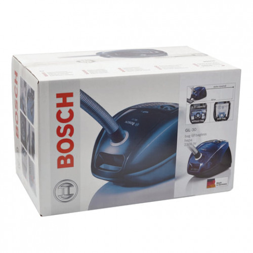 Пылесос BOSCH BSGL32383, с контейнером циклон, 2300 Вт, мощность всасывания 470 Вт, синий