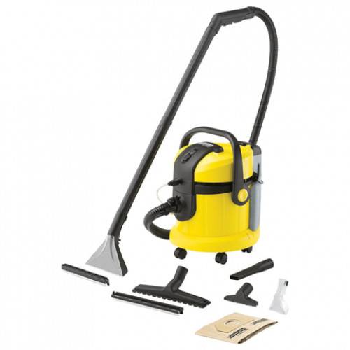 Пылесос моющий KARCHER (КЕРХЕР) SE 4002, потребляемая мощность 1400 Вт, желтый, 1.081-140.0