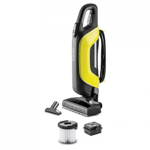 Пылесос KARCHER (КЕРХЕР) VC5 вертикальный, с контейнером, мощность 500 Вт, желтый/черный, 1.349-105.0