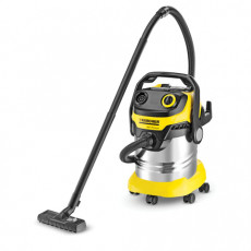 Пылесос KARCHER WD 6 P Premium, с пылесборником, 1300 Вт, розетка, выдув, контейнер из нержавеющей стали, 1.348-270.0 Пылесос KARCHER WD 6 P Premium, с пылесборником, 1300 Вт, розетка, выдув, контейнер из нержавеющей стали, 1.348-270.0