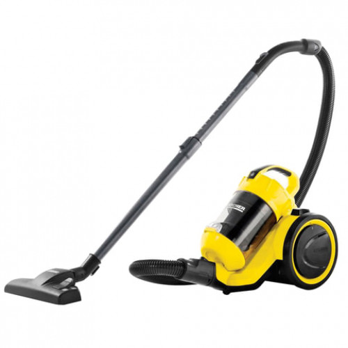 Пылесос KARCHER (КЕРХЕР) VC3 с контейнером циклон, потребляемая мощность 700 Вт, желтый, 1.198-125.0