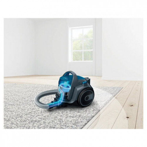 Пылесос BOSCH BGS05A220 с контейнером циклон, 700 Вт, мощность всасывания 300 Вт, синий