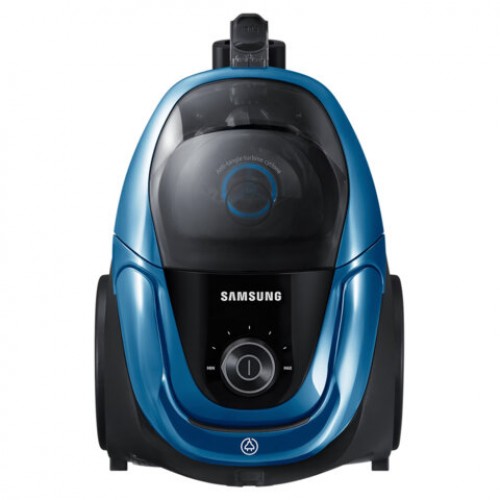 Пылесос SAMSUNG VC18M3120VU/EV с контейнером циклон, 1800 Вт, мощность всасывания 380 Вт, голубой