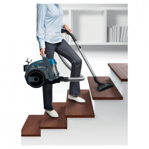 Пылесос BOSCH BGS05A220 с контейнером циклон, 700 Вт, мощность всасывания 300 Вт, синий