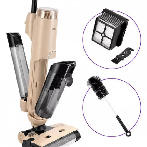 Пылесос моющий KITFORT КТ-5162-3, потреб. мощность 400 Вт, желтый