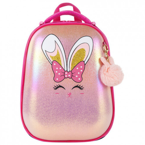 Ранец BRAUBERG SHINY, 2 отделения, Honey bunny, 36х28х14 см, 270695