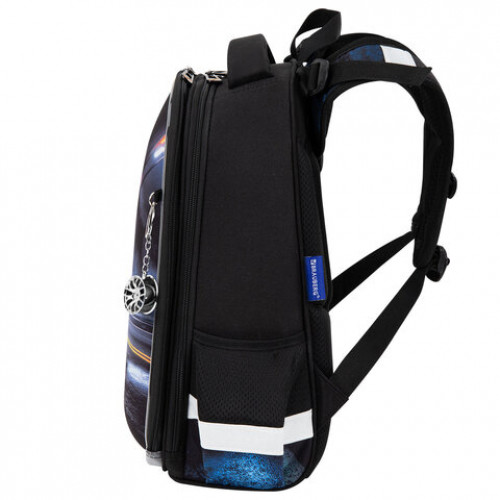 Ранец BRAUBERG ORIGINAL, 2 отделения, с брелком, Tunnel car, 38х29х16 см, 274406