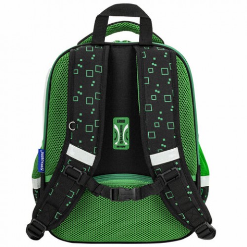 Ранец BRAUBERG FIT, 2 отделения, Night warrior, 38х27х14 см, 272023