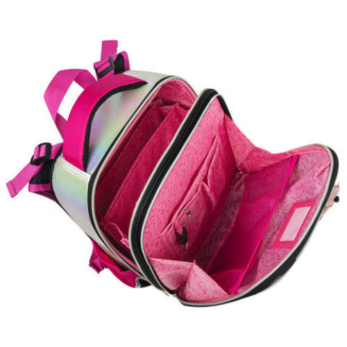 Ранец BRAUBERG SHINY, 2 отделения, Curious mouse, 36х28х14 см, 270696