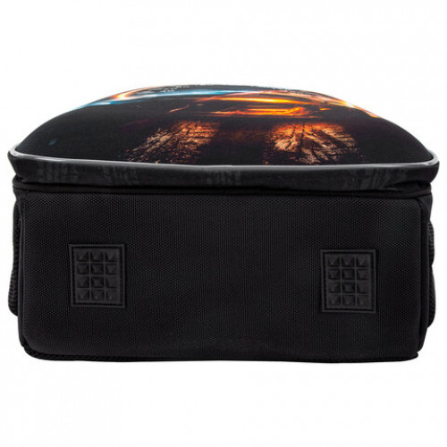 Ранец BRAUBERG UP, 2 отделения, с брелоком, Speedometer, 36х28х15 см, 274666