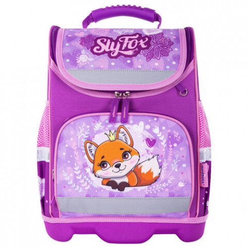 Ранец ЮНЛАНДИЯ WISE для начальной школы, Sly fox, 37x29х15 см, 270585